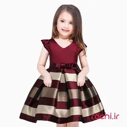 الگوی خیاطی پیراهن دخترانه پریسا