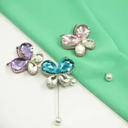 گل سینه جواهردوزی دست ساز سنجاق لبنانی نوبهار