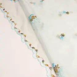 پارچه ارگانزا سوزن دوزی ژوان