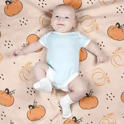 پارچه ملحفه پارچه باما مدل مخمل طرح کدو کد 5011919