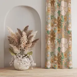  پارچه ملحفه پارچه باما مدل مخمل طرح گل کد 5011819