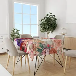 پارچه ملحفه پارچه باما مدل مخمل طرح گل کد 5011794