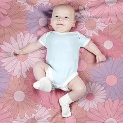 پارچه ملحفه پارچه باما مدل مخمل طرح گل فانتزی کد 5011808