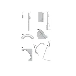 الگو خیاطی تاپ و پیراهن زنانه بوردا استایل کد 7063 سایز 34 تا 46 متد مولر