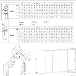 الگو خیاطی سرهمی نوزادی کد 169 متد مولر سایز 1 ماه تا 2 سال