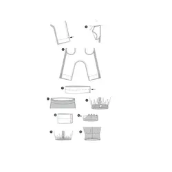    الگو خیاطی شلوار دخترانه بوردا کیدز کد 9493 سایز 4 تا 10 سال متد مولر
