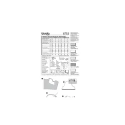 الگو خیاطی لباس سگ بوردا استایل کد 6753 سایز s-m-l