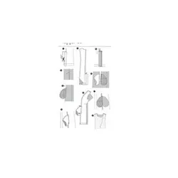 الگو خیاطی کت و مانتو زنانه بوردا استایل کد 7169 سایز 44 تا 58 متد مولر