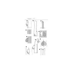 الگو خیاطی کت و مانتو زنانه بوردا استایل کد 7169 سایز 44 تا 58 متد مولر