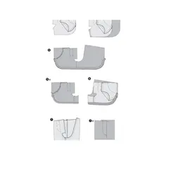 الگو خیاطی سرهمی و اورال  دخترانه بوردا کیدز کد 9387 سایز 2 تا 7 سال متد مولر