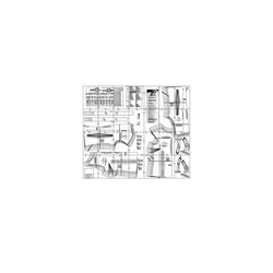 الگو خیاطی تاپ زنانه بوردا استایل کد 7051 سایز 32 تا 44 متد مولر