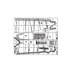 الگو خیاطی پیراهن بارداری زنانه بوردا استایل کد 6956 سایز 34 تا 46 متد مولر