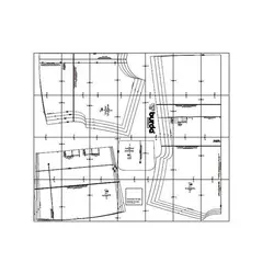 الگو خیاطی کت و مانتو زنانه بوردا استایل کد 7425 سایز 34 تا 48 متد مولر