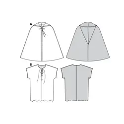 الگو خیاطی لباس نمایش مردانه رابین هود بوردا استایل کد 7333 سایز 48 تا 58 متد مولر