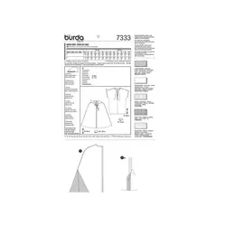الگو خیاطی لباس نمایش مردانه رابین هود بوردا استایل کد 7333 سایز 48 تا 58 متد مولر