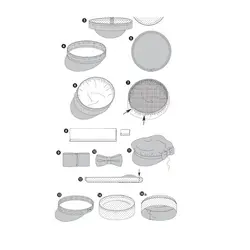 الگو خیاطی کلاه کودک بوردا کیدز کد 9507 سایز 50 تا 54 سانت متد مولر