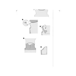 الگو خیاطی پیراهن زنانه بوردا استایل کد 6448 سایز 46 تا 56 متد مولر