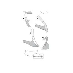 الگو خیاطی پیراهن مجلسی زنانه بوردا استایل کد 7405 سایز 36 تا 48 متد مولر