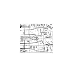 الگو خیاطی شلوار زنانه بوردا استایل کد 7383 سایز 32 تا 44 متد مولر