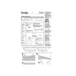 الگو خیاطی کیف بوردا استایل کد 7412