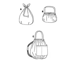 الگو خیاطی کیف بوردا استایل کد 7412