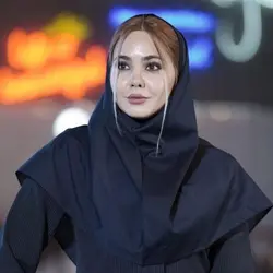 مقنعه تل دار سرمه ای  کد3640