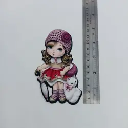 اپلیکه دختر با چتر