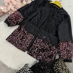 کت پولک دوزی مخمل