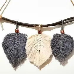 دیوارکوب مکرومه بافی طرح گلاره