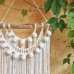 دیوارکوب مکرومه بافی کادویی