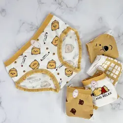 شورت نخ پنبه عروسکی طرح خرسی