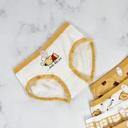 شورت نخ پنبه عروسکی طرح خرسی