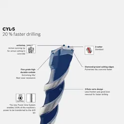 مته بتن بوش مدل 2608588145 سایز 6 میلی متر