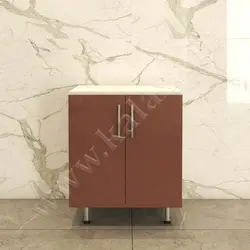 کابینت آماده تکی زمینی هایگلاس ترک طول 80 سانتیمتر☎️کالاکسا 26744927-021