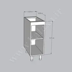 کابینت آماده تکی زمینی ام دی اف طول 30 سانتیمتر☎️کالاکسا 26744927-021