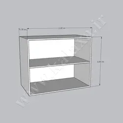 کابینت آماده تکی دیواری هایگلاس ایرانی طول 100 سانتیمتر☎️کالاکسا 26744927-021