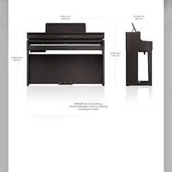 پیانو دیجیتال ROLAND رولند مدل HP 704 DR آکبند