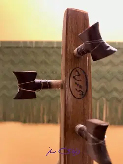 تنبور دو مهر محمدی کاسه یک تکه چوب