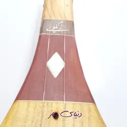 دوتار خوش صدا و شکیل مزین شده با صدف طبیعی و فیروزه