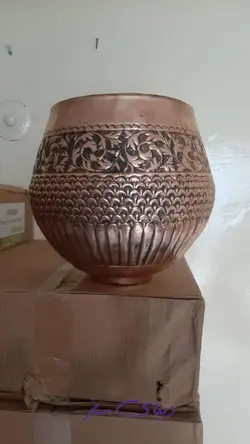 طبلا هندی مسی اورجینال قلم زنی