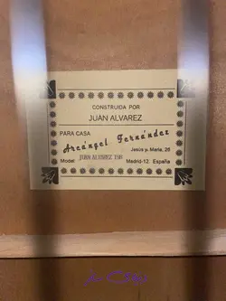 گیتار خوان آلوارز – JUAN ALVAREZ 198