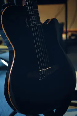 گیتار گودین godin multiac black pearl acs guitar (slim nylon) black