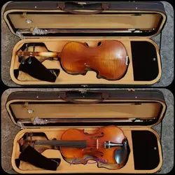 ويولن باخ bach دست ساز آبنوس فردار آکبند