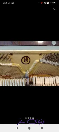 پیانو آکوستیک مدل آکورد قدیمی نیازبه تعمیر