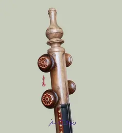 کمانچه عطا 24 ترک گردو دسته آبنوس دارای تست صدا K21