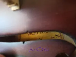 ویولن وین باخ wein bach 102
