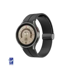 بند سیلیکونی ساعت سامسونگ گلکسی Watch 5 Pro مدل Magnetic Buckle