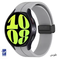 بند سیلیکونی ساعت سامسونگ گلکسی Watch 6 مدل Magnetic Buckle