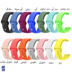 بند سیلیکونی ساعت سامسونگ Galaxy Watch 6 مدل دکمه ای