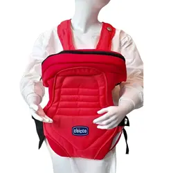 آغوش 3 كاره طوسی قرمز چیکو مدل chicco soft dream